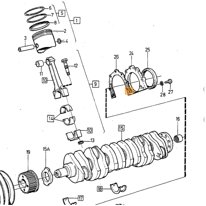 Volvo Juego de aros de pistón  Volvo tipo  Volvo 240: tipo de motor Volvo 740 760 780: tipo de motor Volvo 940 5 puertas: Número de chasis tipo de motor Volvo 940 4 puertas: Número de chasis tipo de motor Volvo 960 5 puertas yo Volvo repuesto no 271356