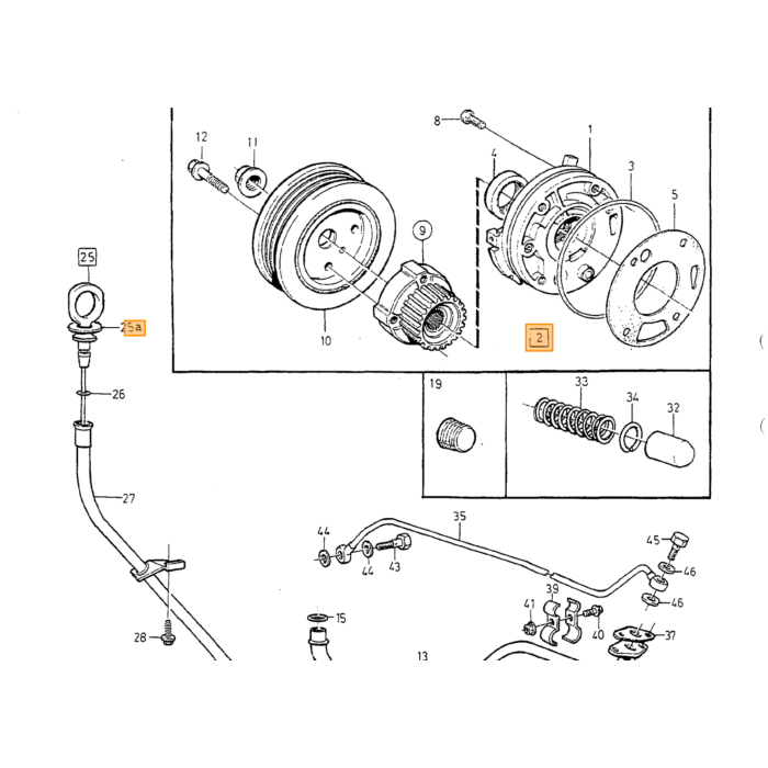 Conjunto de Juntas de Bomba de Aceite Volvo para Volvo 850 960 S90 V90 C70 S70 V70 XC70 S40 V40 S80, kit de sellado Volvo, número de pieza Volvo 271439.