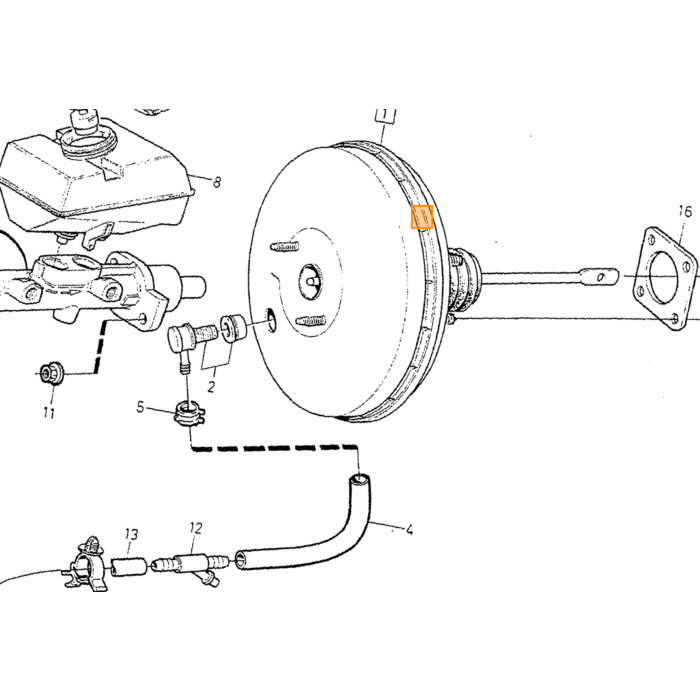 Volvo Disco de freno trasero 850+S70+V70 1993-2000 (31262099) V70 S70 C70 850 Volvo repuesto no 271794