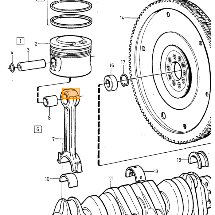 Volvo PISTON KIT Volvo repuesto no 272154