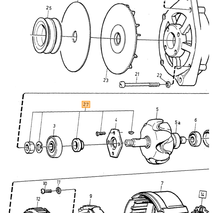 Volvo Kit de reparación Volvo repuesto no 273503