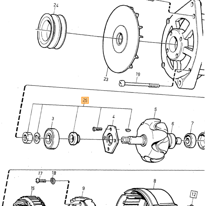 Volvo Kit de reparación Volvo repuesto no 273503