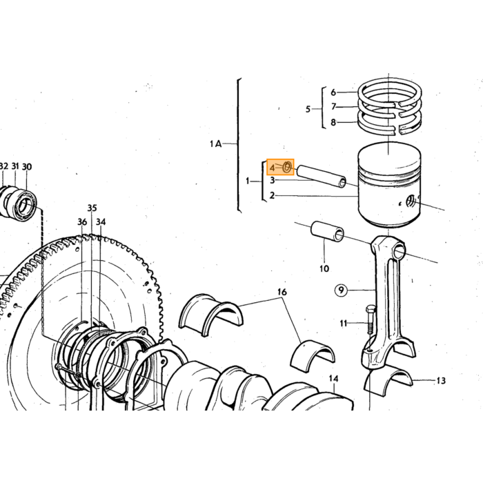 Volvo Kit de pistón Volvo repuesto no 275196