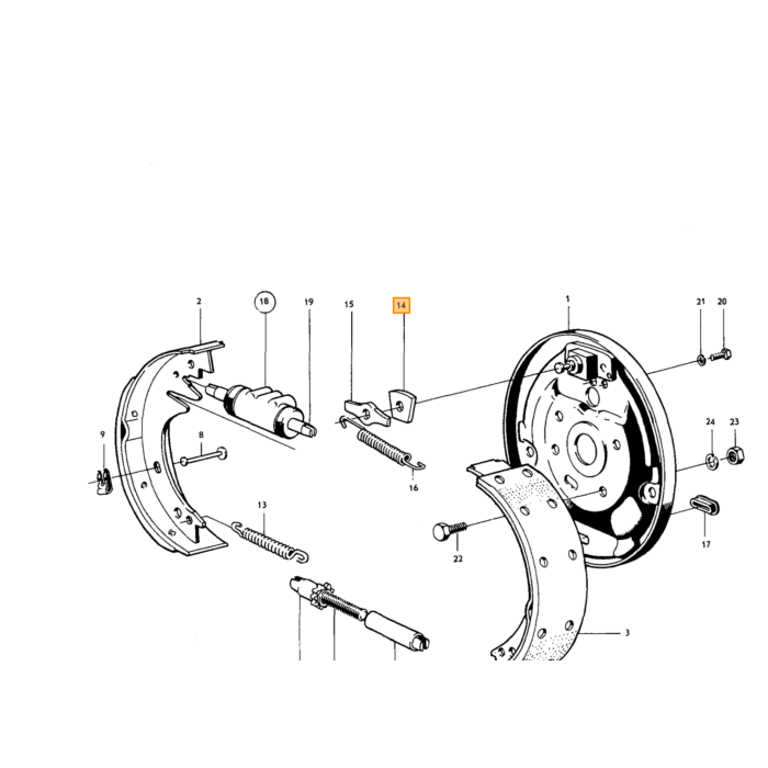 Volvo Kit de forro de freno Volvo repuesto no 275848