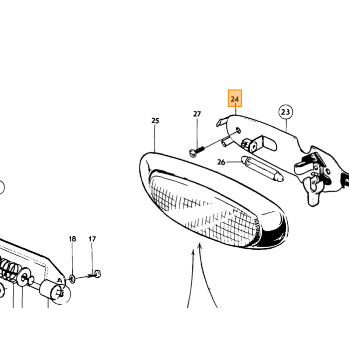 Volvo Lámpara tubo LED 12V (incluido interior) tiene verl 245 Volvo repuesto no 277715 LED