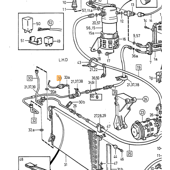 Volvo Arnés de cables P1800/S número de chasis completo -9999 RHD Volvo repuesto no 3108