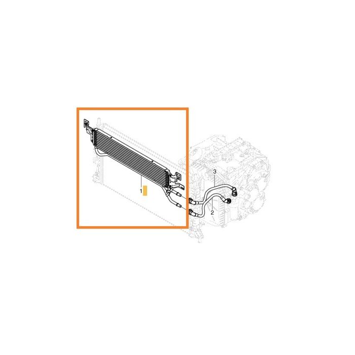 Enfriador de aceite de transmisión para Volvo C30 C70 (2006-) S40 V50 (2004-) Powerhift automático MPS6
