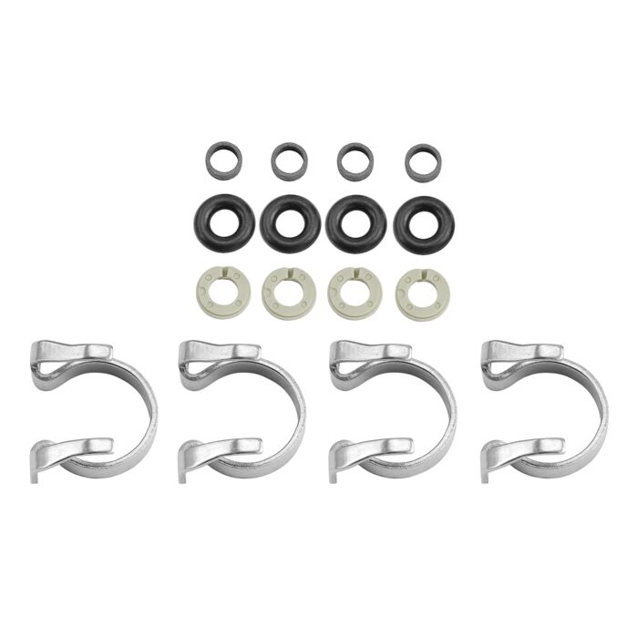 Kit de anillos O para inyectores Volvo B-Max C-Max Ecosport Fiesta Focus Galaxy Grand C-Max Kuga Mondeo S60 S80 S-Max Tourneo Connect / Grand Tourneo Connect Tourneo Courier Transit Connect Transit Courier V40 V60 V70, número de pieza de Volvo 31375050_B.