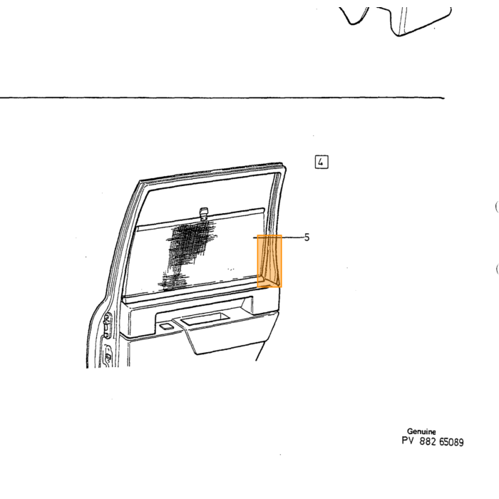 Espejo Interior Volvo con Interruptor Manual para Volvo 850 - S70 - V70 - XC70 - C70 Coupé (no cabrio) usado, número de pieza de Volvo 3512654U.