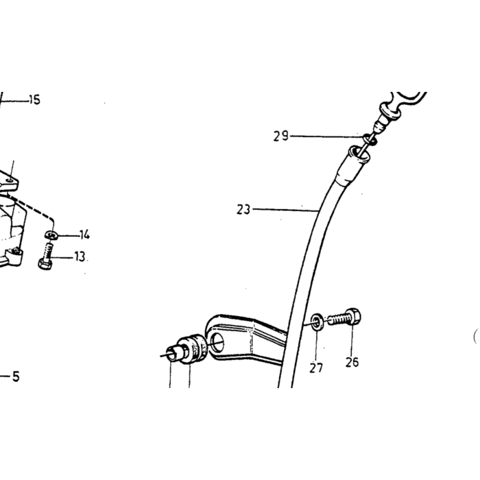 Volvo Varilla de nivel de aceite 240+740+940+ B19 a B230 (1276624) 240 940 740 760 Volvo repuesto no 3514627