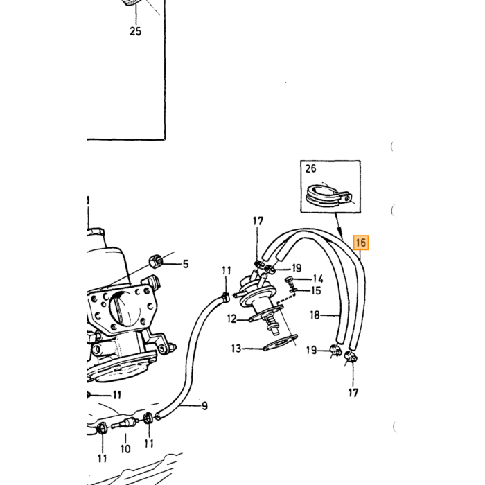 Volvo Inyector de arranque en frío B19E+B21E+B23E+B21F+B200E+B230E (0 280 170 445) K tronic Volvo repuesto no 3517065