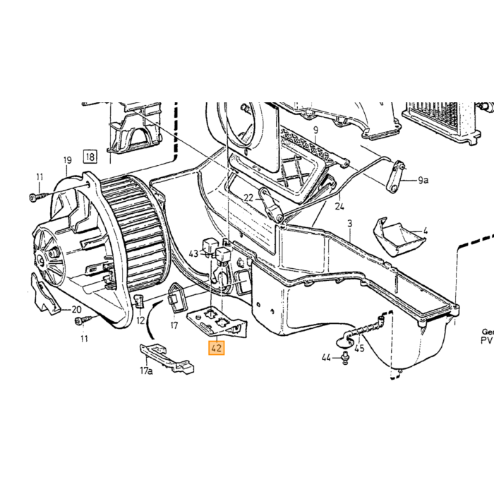 Volvo Pieza de acoplamiento  manguera de calefacción  radiador de calefacción 850 / V70 S70 C70 Volvo repuesto no 3522035