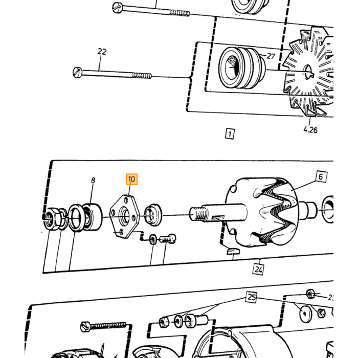 Volvo tornillo Volvo repuesto no 3523050