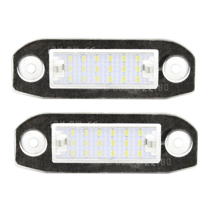 Iluminación LED para placa de matrícula Volvo 5000K 1 par C70 S40 S60 S80 V50 V60 V70 XC60 XC70 XC90 Número de pieza de Volvo 35435005