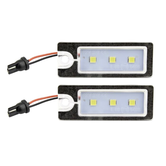 Iluminación LED para placa de matrícula Volvo 6000K 1 par S60 S80 V70 XC70 Cross Country XC90 Volvo, número de pieza 35435008