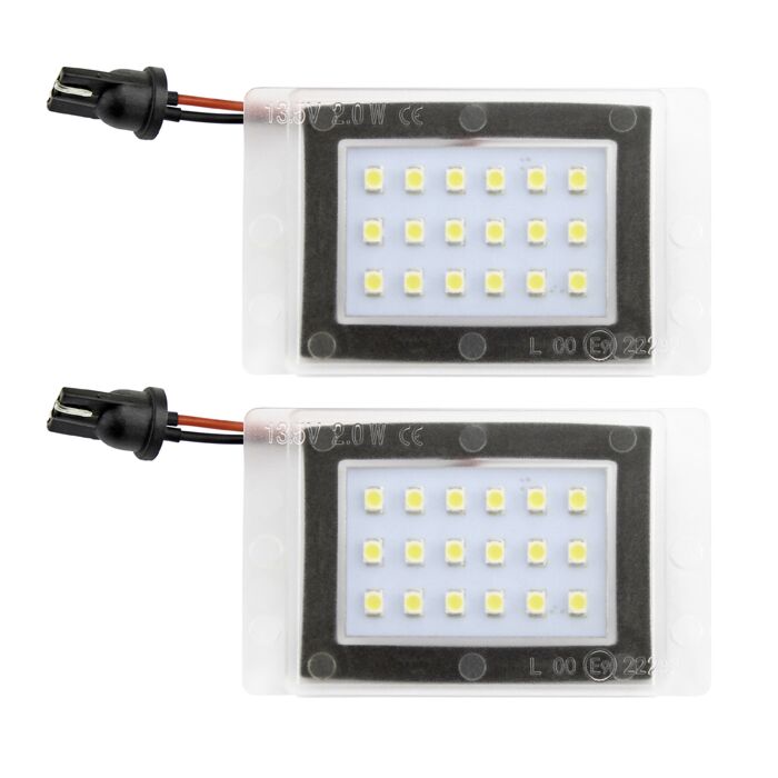 Iluminación LED para placa de matrícula Volvo 5000K 1 par 850 V70 XC70 Cross Country, número de pieza de Volvo 35435009