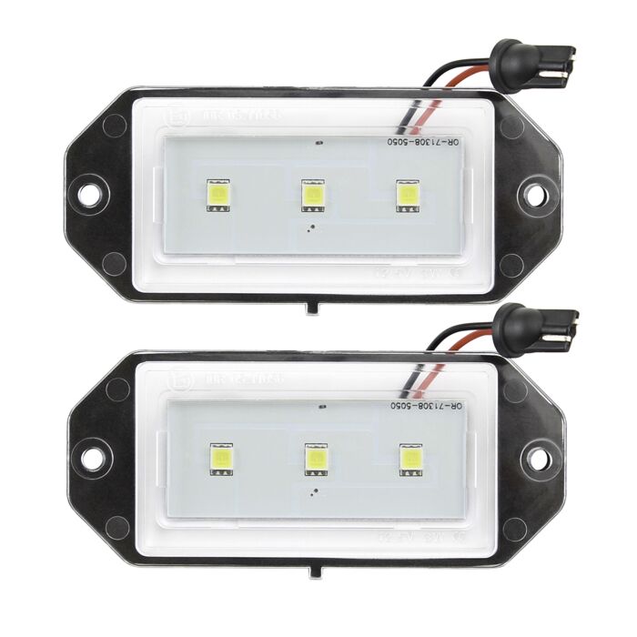 Iluminación LED para placa de matrícula Volvo 6000K 1 par 850 960 S90 Número de pieza de Volvo 35435011