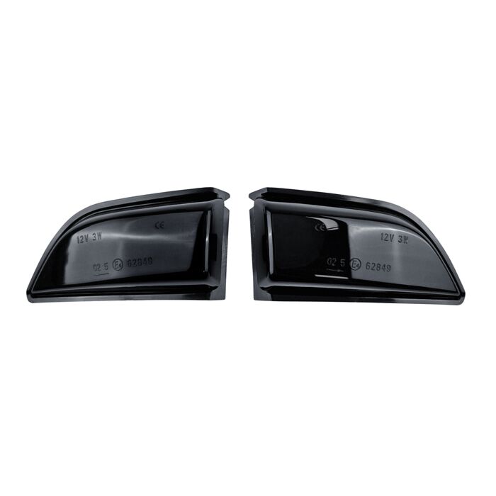 Luz intermitente de espejo LED Volvo con lente ahumada Dinámica 1 par XC60, número de pieza de Volvo 35435020