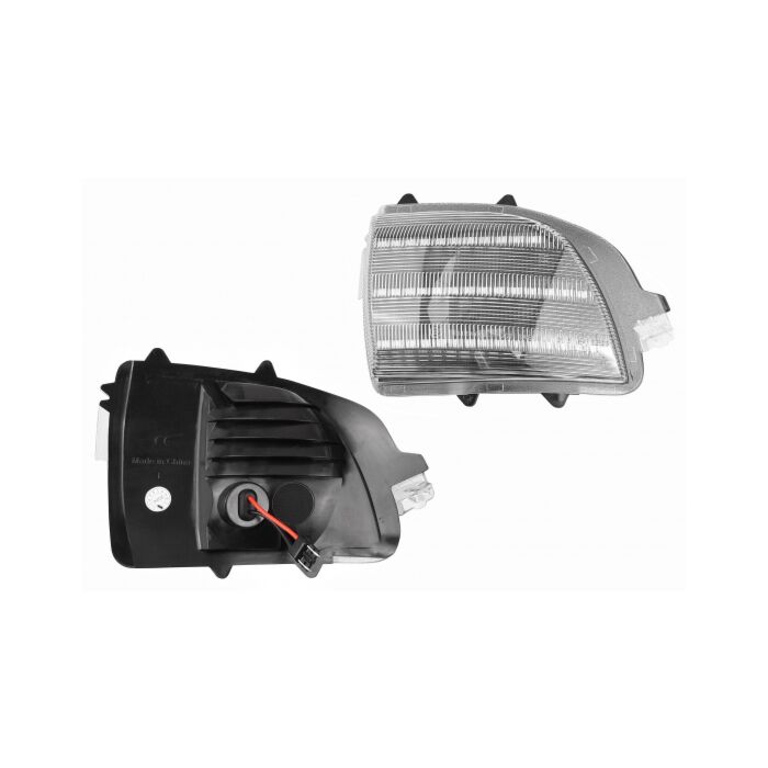Luz intermitente de espejo LED Volvo con lente clara y dinámica, 1 par XC70 XC90, número de pieza de Volvo 35435035.