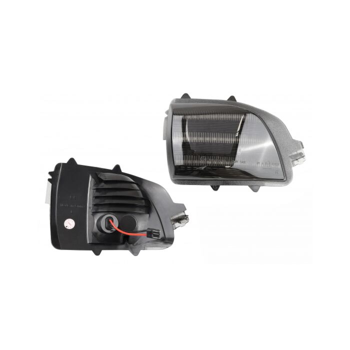 Luz intermitente de espejo LED para Volvo con lente ahumada Dinámica 1 par XC70 XC90 Volvo, número de pieza 35435036