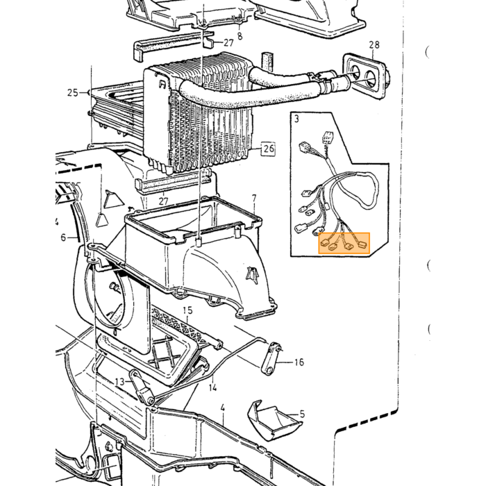 Conjunto de 8 anillos O para manguera de calefacción Volvo [clips redondos para tubos de calefacción 9186847/9186849 en el exterior] Número de pieza Volvo 3545586CK