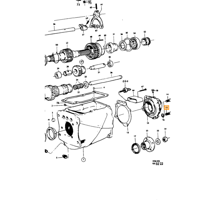 Volvo VER 3502439 Volvo repuesto no 380128