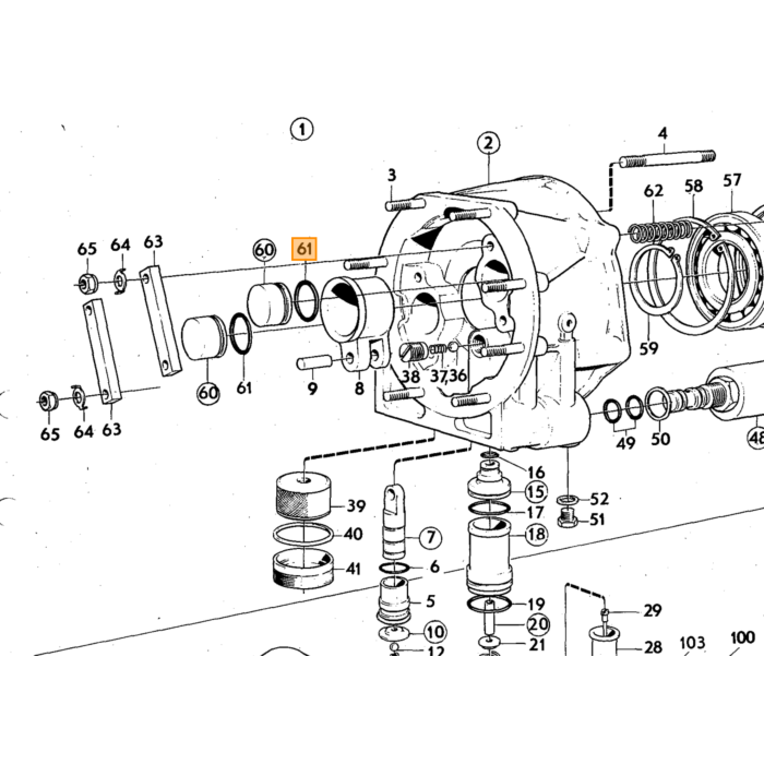 Volvo Sello de junta tórica  Volvo tipo  Volvo 120 130: tipo de transmisión Volvo 140: tipo de transmisión Volvo 164: tipo de transmisión Volvo 240 260 262: tipo de transmisión Volvo P1800 Volvo repuesto no 380756