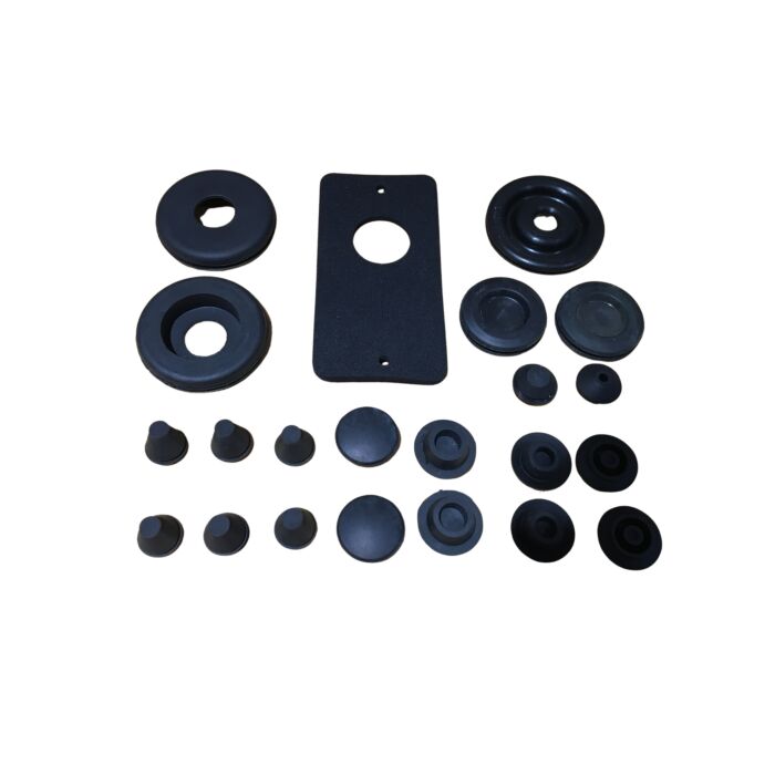 Rubber doorvoer schutbord 140 -1970-1972 complete set