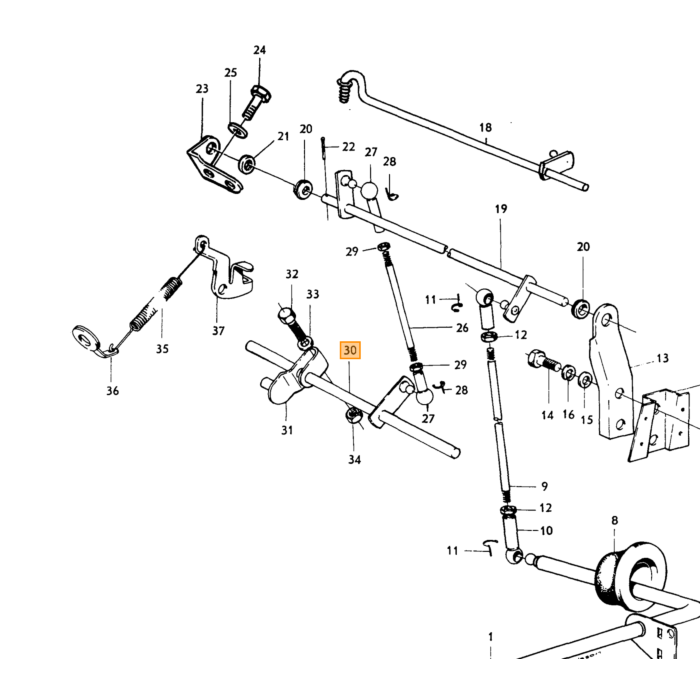 Volvo Varilla de mariposa para carburadores SU PV544+Duett+Amazon+P1800 B18B+B18D no en stock - contactar con atención al cliente Volvo repuesto no 418449