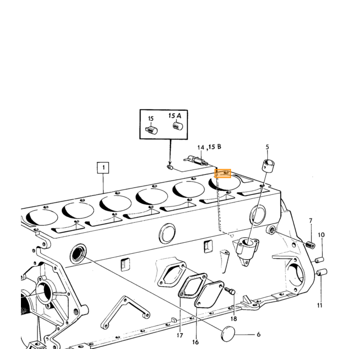 Volvo Casquillo de acero cojinete trasero del cigüeñal 164 240 260 740 760 780 940 940 SE 960 (1336913) número de pieza Volvo 460455