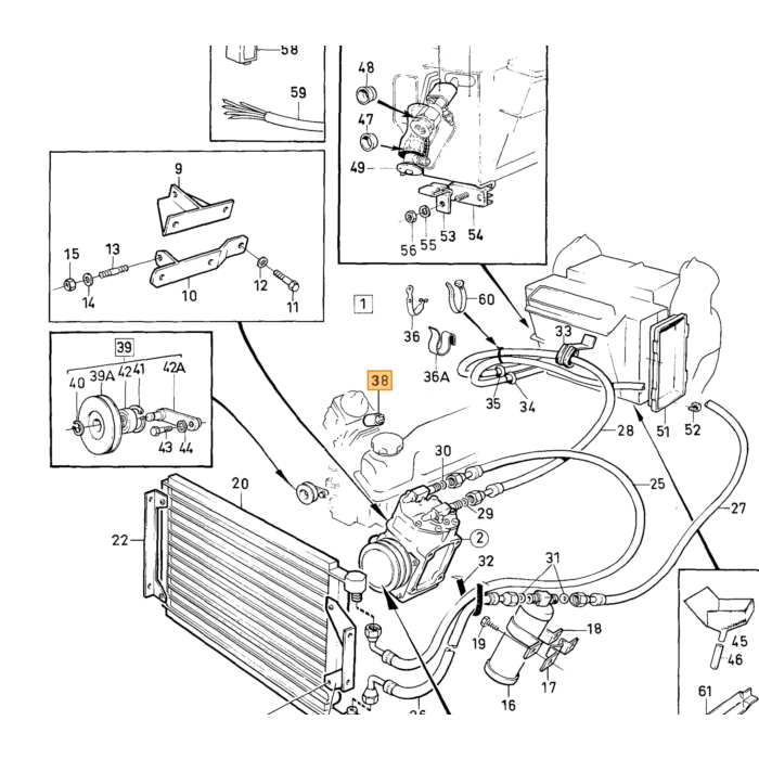 Válvula Solenoide de Aire Acondicionado 140 164 240 740 para Volvo