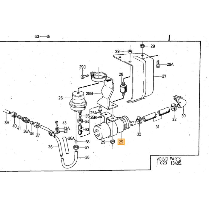 Volvo Bomba de combustible bomba de combustible P1800E P1800ES 140 164 B20E/F B30E + 260-1979 240-1981 incl kit de montaje (reemplazo) Volvo repuesto no 460821