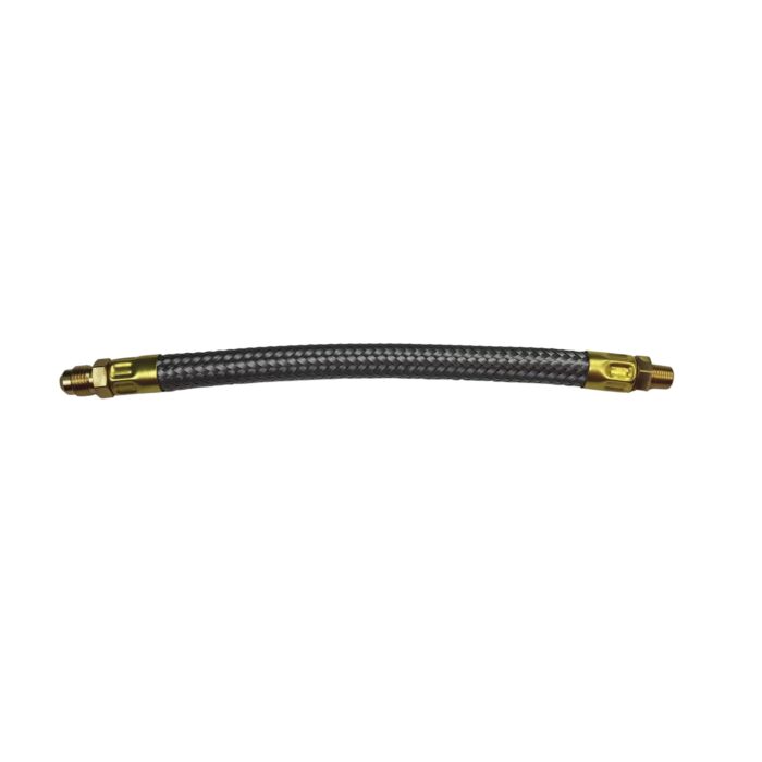Benzineslang (metaal omwonden ) van benzinepomp naar leiding (24cm) origineel flexibel B4B+B16+B19-1964 voor glazen pomp PV444+Duett+Amazon+PV544+P1800