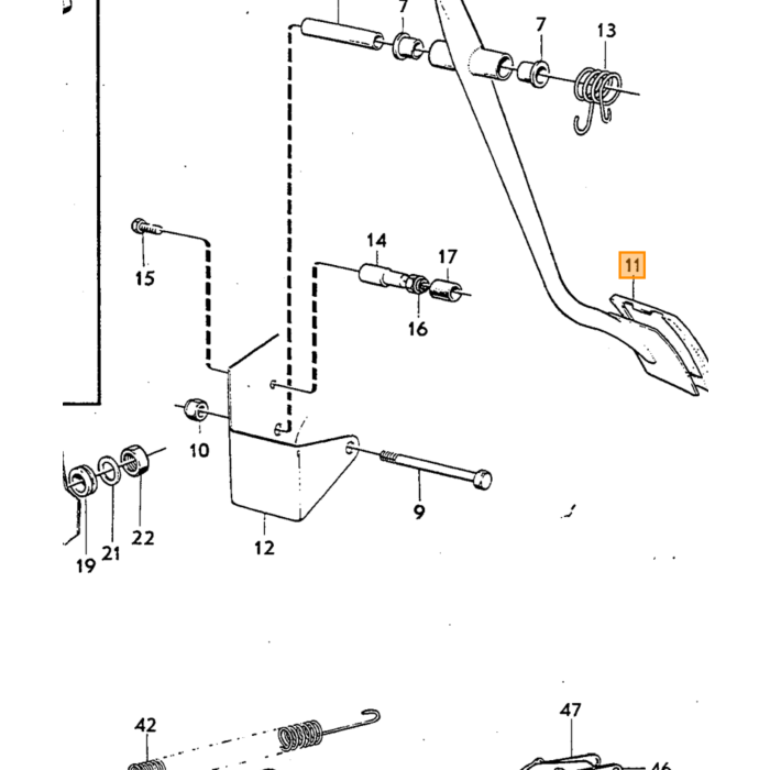 Volvo Pedal Pad Volvo repuesto no 653238