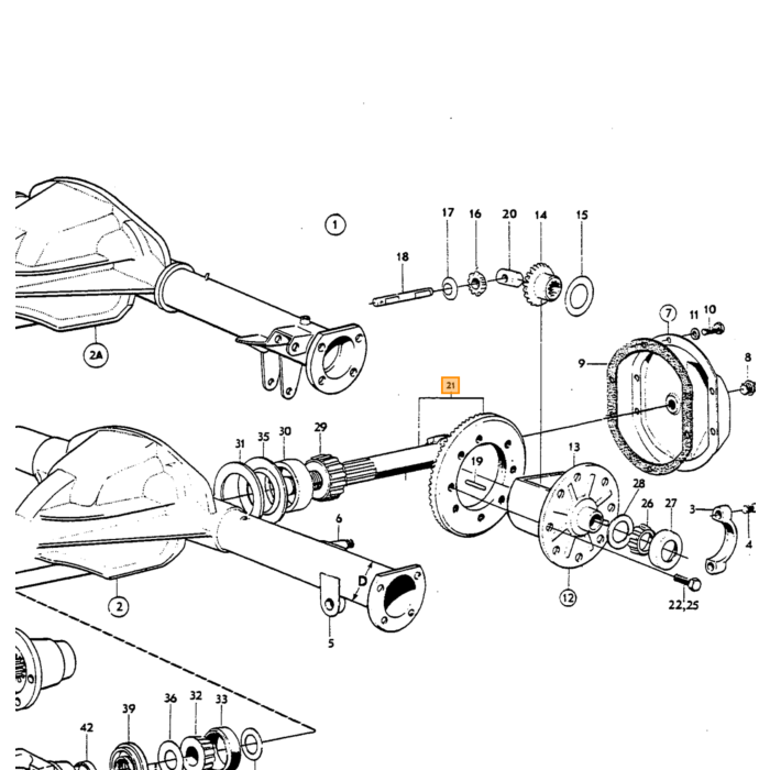 Volvo pluma Volvo repuesto no 657843