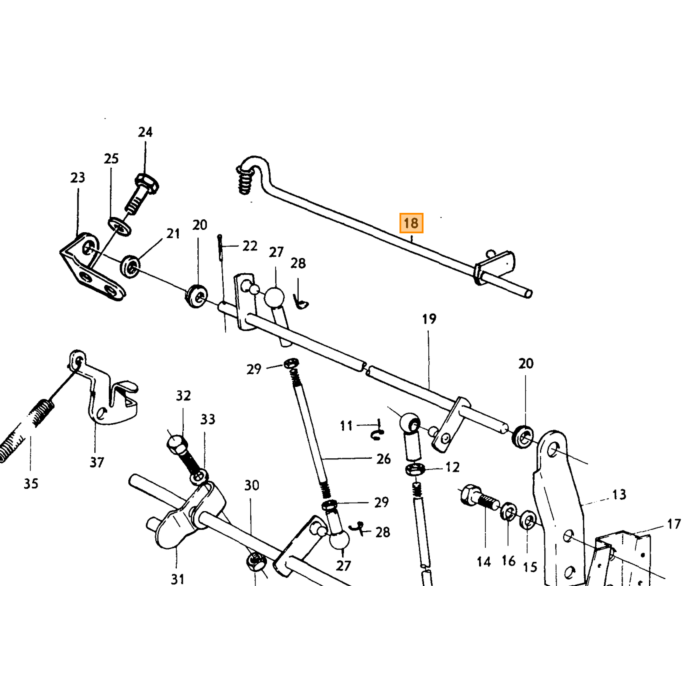 Volvo Varilla de mariposa para carburador Zenith PV544+Duett+Amazon set 2 uds Volvo repuesto no 661963