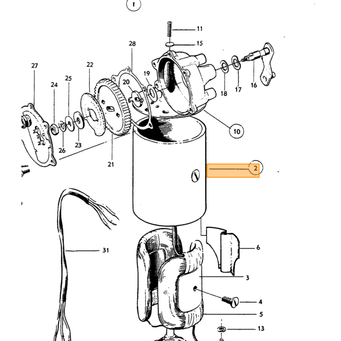 Volvo Motor limpiaparabrisas de contacto de arrastre Prestolite+Autolite 12V Amazon+P1800 Volvo repuesto no 662101