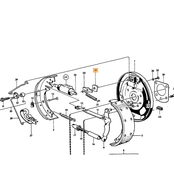 Soporte para sistema de frenos asistidos Amazon de Volvo, sistema único 670921