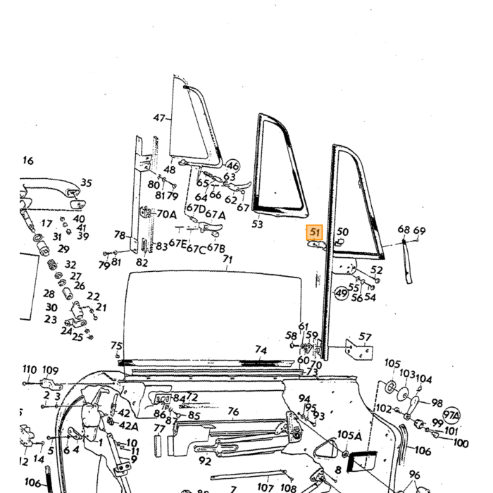 Volvo Anillo de goma para cerradura de puerta P1800 Volvo repuesto no 664533