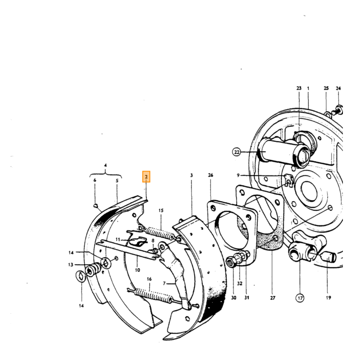 Volvo Cilindro de freno rueda trasera Amazon B18+P1800 22 2 mm sistema de freno único sin limitador de presión de freno Volvo repuesto no 670404
