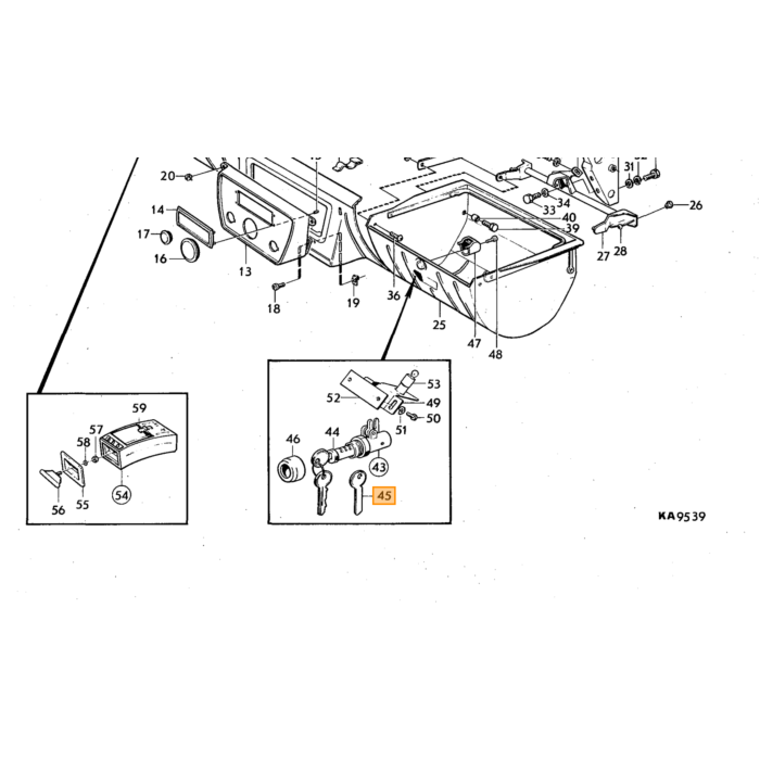 Volvo Emblema  Overdrive  Amazon+140+164 repro Volvo repuesto no 670566