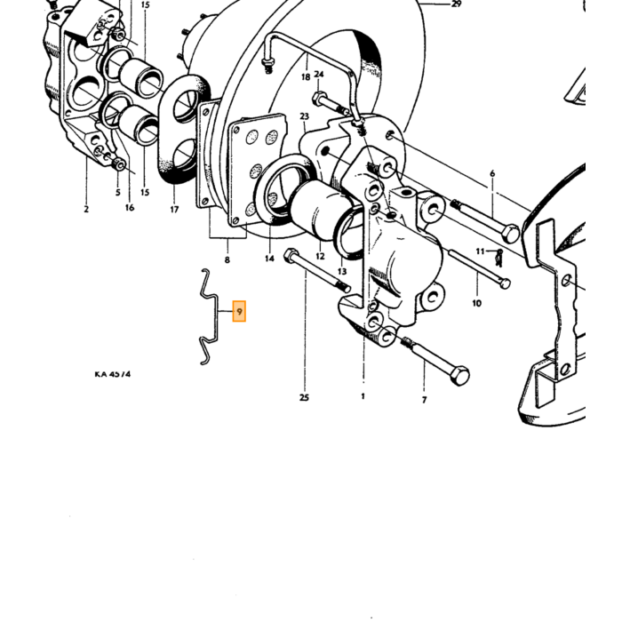 Volvo Damping Veer Volvo repuesto no 670567
