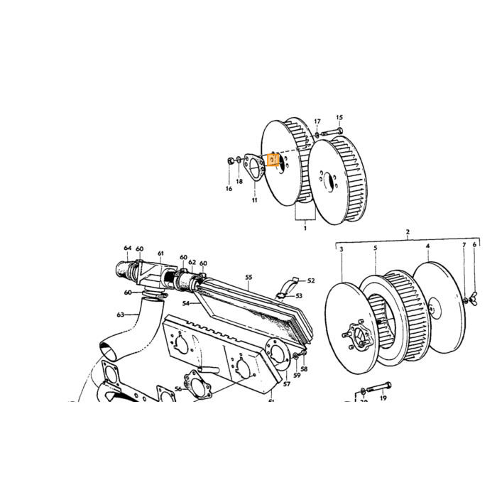 Volvo Filtro de aire SU+stromb B18B+ B20B (68mm alto) Amazon +P1800+140 Volvo repuesto no 672281