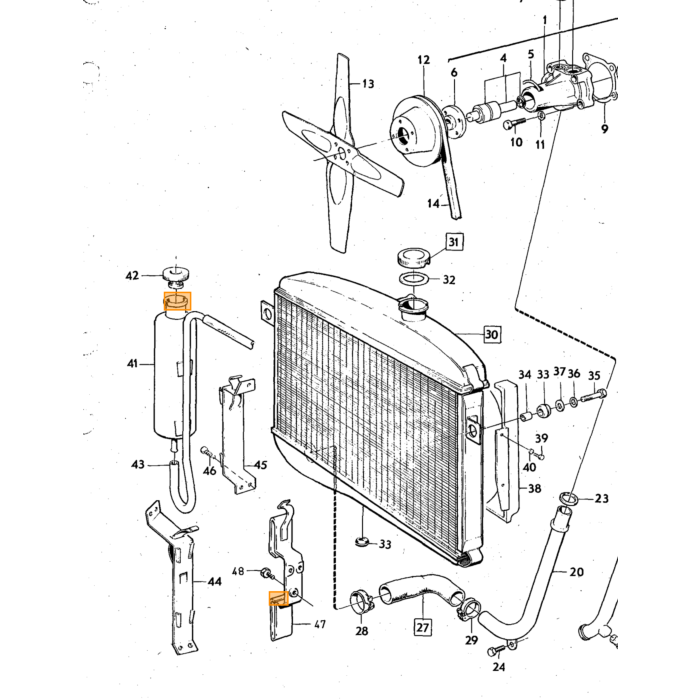 Volvo La placa de retención de la bomba de agua de la placa del ventilador de refrigeración ya no está disponible Volvo repuesto no 672740