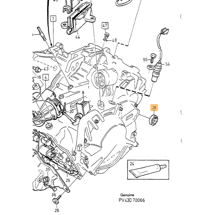 Volvo Sello Eje De Transmisión Para Automático Volvo 850 - S70 - V70 - C70 - S40 - V40 - S60 - S80 - V50 - XC70 - XC90 Volvo repuesto no 6843112