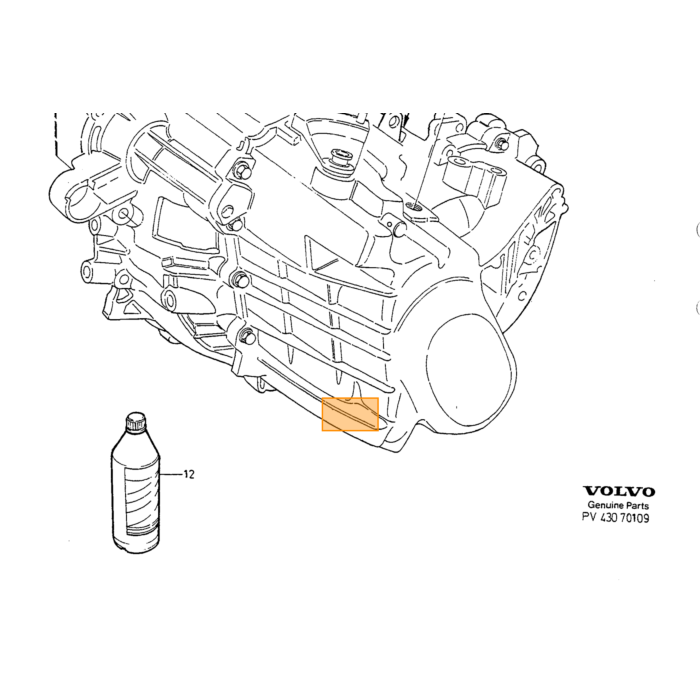 Sello del Eje de la Caja de Cambios Manual Volvo 850 - S70 - V70 - XC70 - C70 - S60 - S40 - V40 - S80 - XC90 - C30 - V50 - V60, Número de pieza de Volvo 6843481