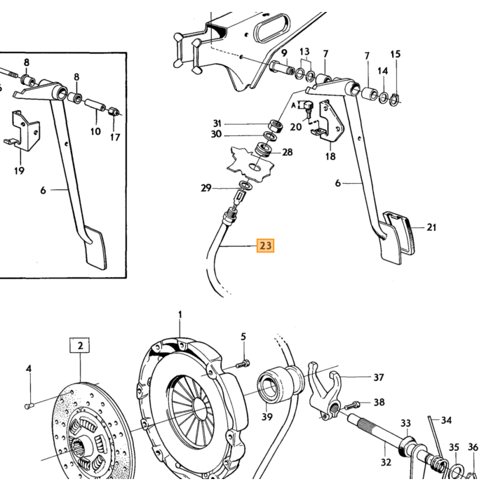 Volvo pluma Volvo repuesto no 6847693
