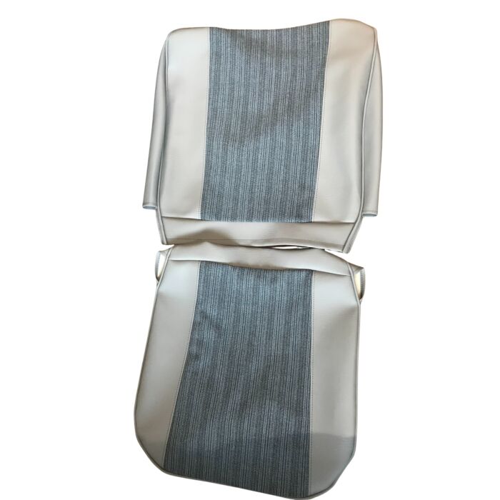 Juego de Tapicería de Asiento Delantero Volvo 544 1962 azul, respaldo y asiento 41-198, número de pieza Volvo 690523-24.