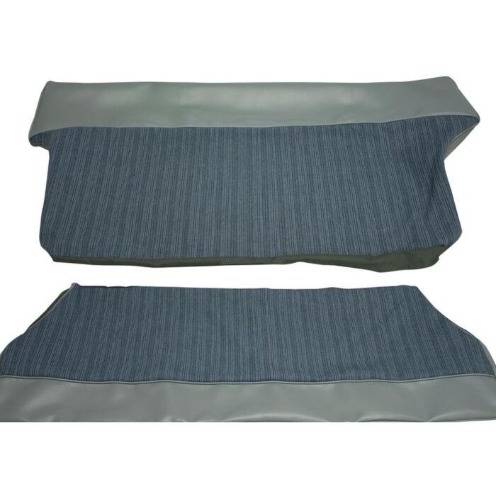 Juego de tapicería azul para asiento trasero y respaldo Volvo PV544 1962, número de pieza Volvo 690525-26