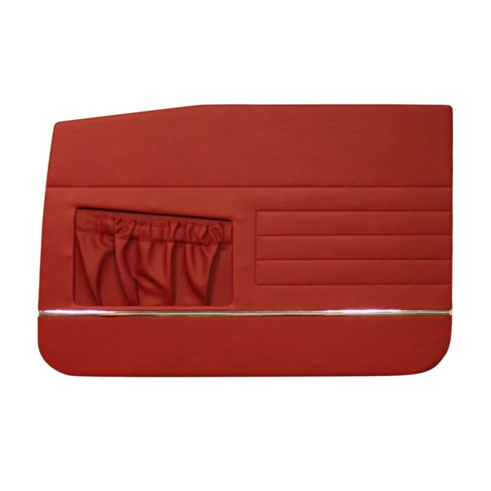 Volvo Tapicería Amazon 4 puertas Panel de puerta Delantero Derecho Rojo (1963-1964) Volvo repuesto no 691219